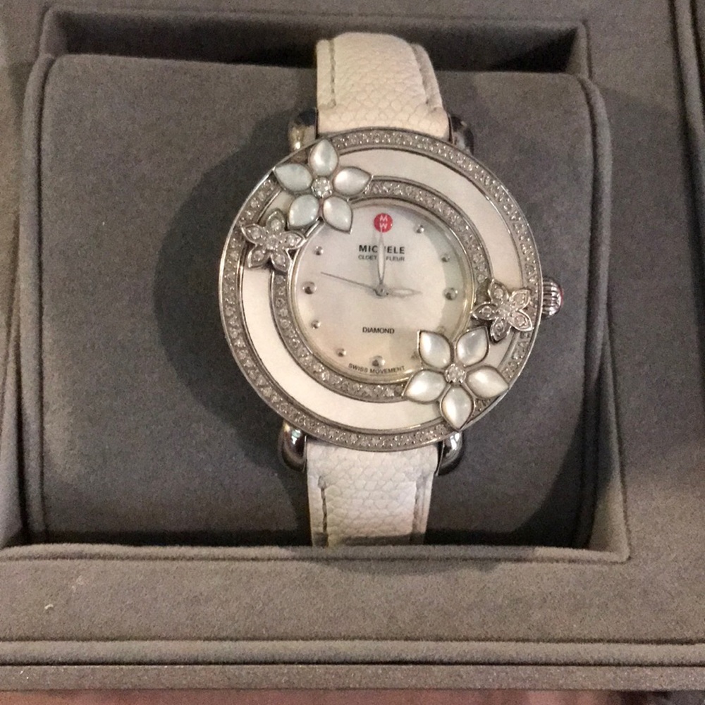 Michele Watch Colette Fleur $2295